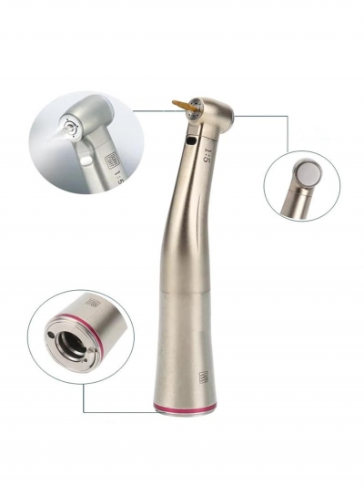 Стоматологический низкоскоростной угловой наконечник Sunt smil lux 1:5 с генерацией света-4